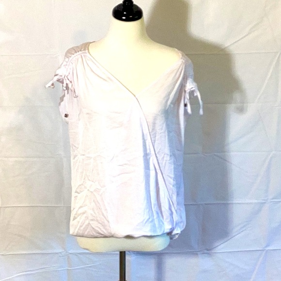 Michael Kors women’s tie sleeve cross front top - Picture 1 of 4